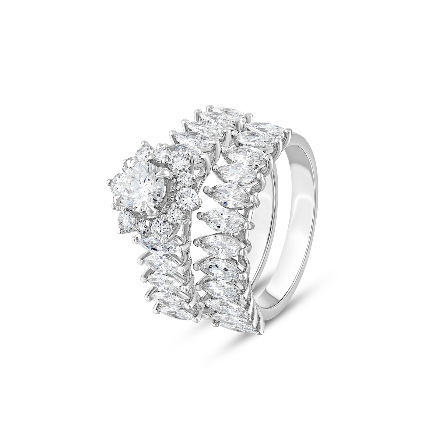 Crown Royale Diamond Ring