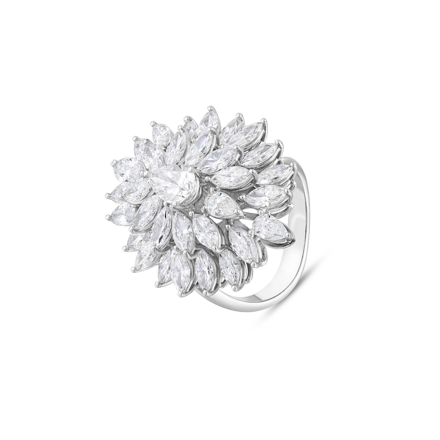 Fleur Majesté Diamond Ring