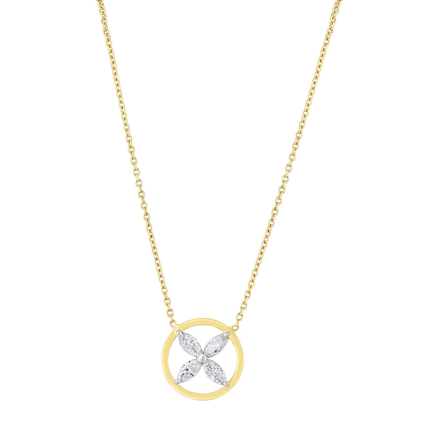 Floréa Diamond Pendant Necklace