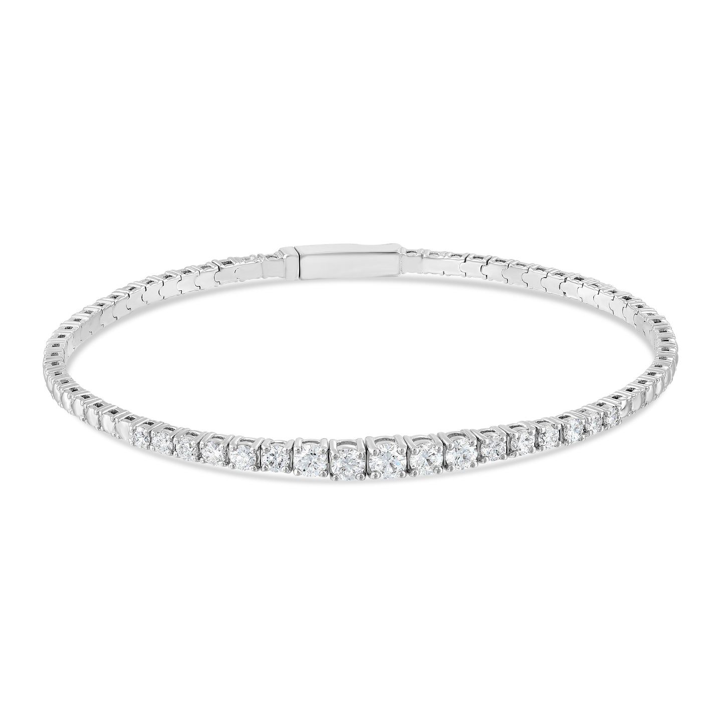 Velour Line Diamond Bangle