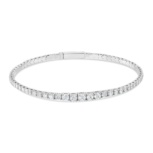 Velour Line Diamond Bangle