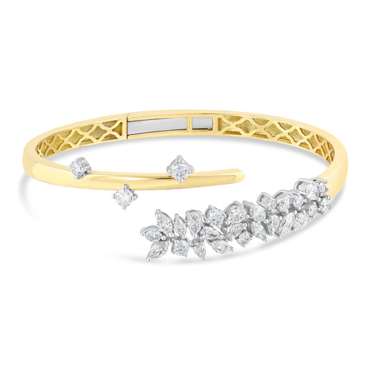 Fleur Royale Diamond Bangle