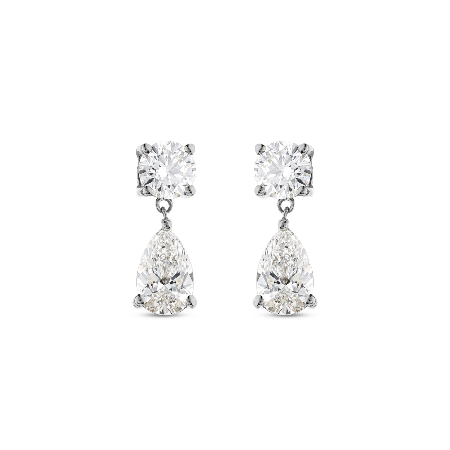 Eternal Grace Diamond Drop Earrings