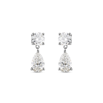 Eternal Grace Diamond Drop Earrings