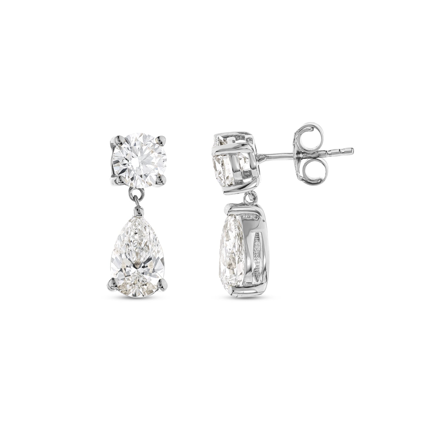 Eternal Grace Diamond Drop Earrings