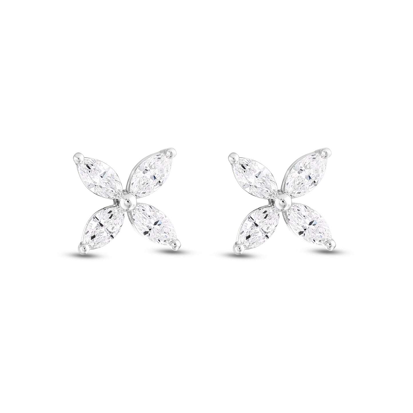 Floréa Diamond Stud Earrings
