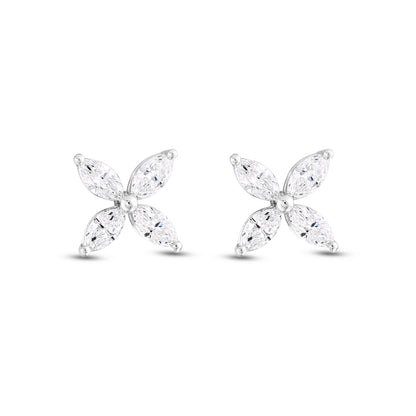 Floréa Diamond Stud Earrings