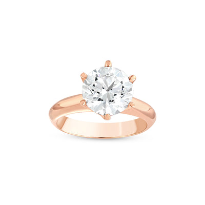 Round Brilliant Solitaire Diamond Ring