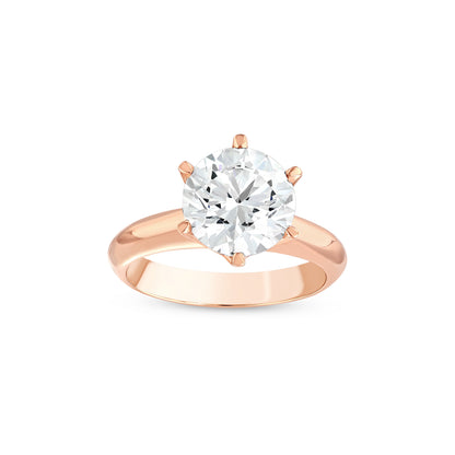 Round Brilliant Solitaire Diamond Ring