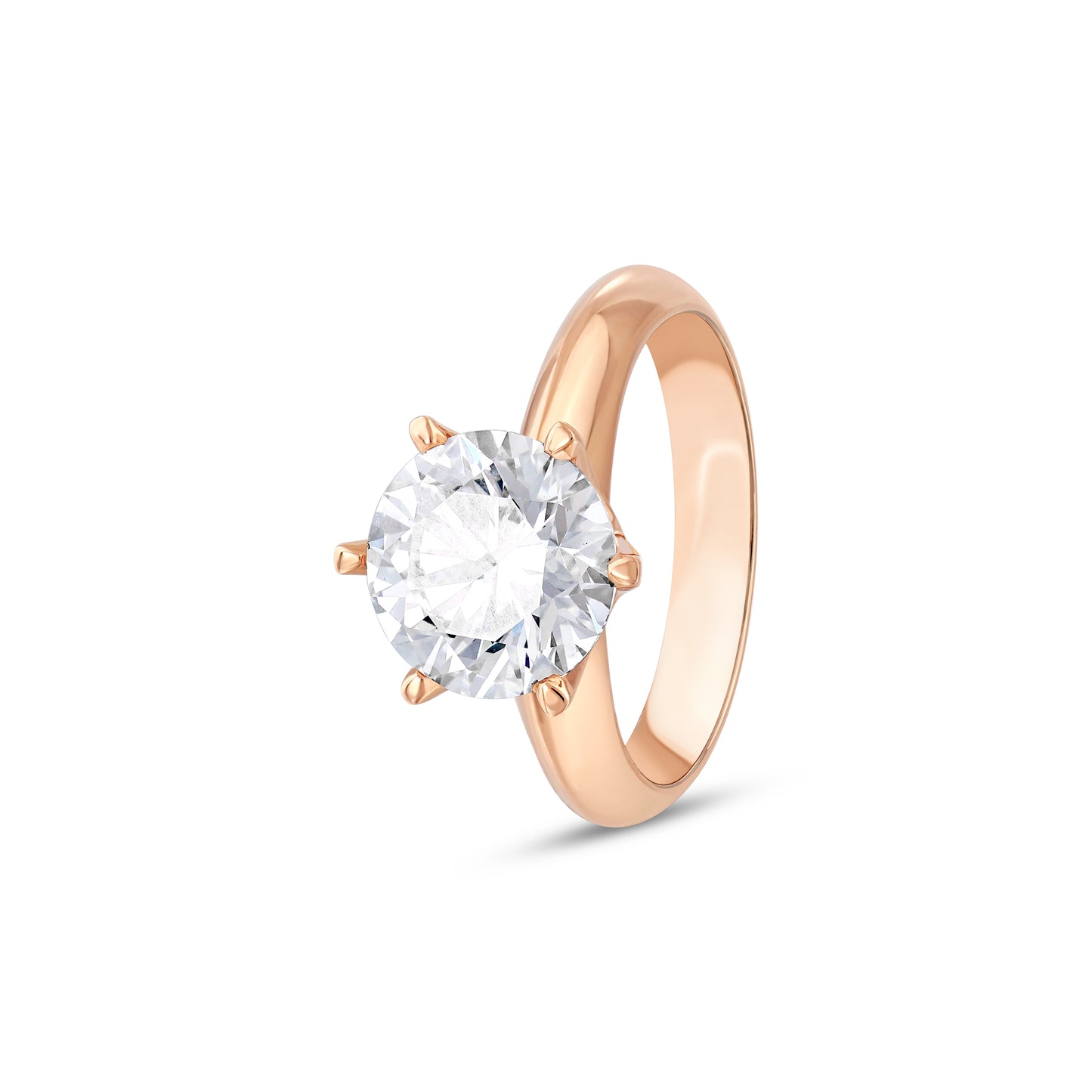 Round Brilliant Solitaire Diamond Ring
