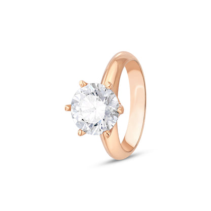 Round Brilliant Solitaire Diamond Ring