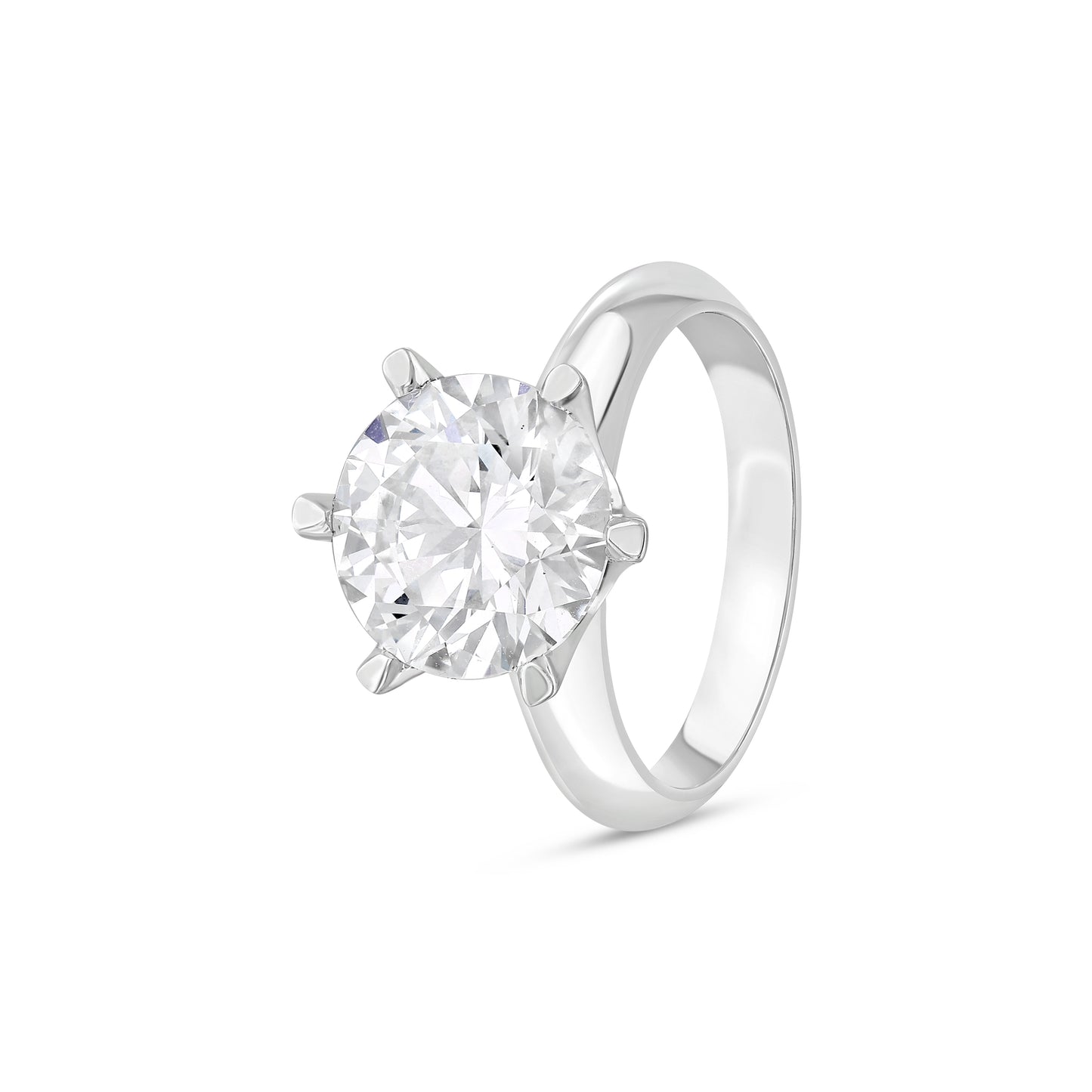 Round Brilliant Solitaire Diamond Ring
