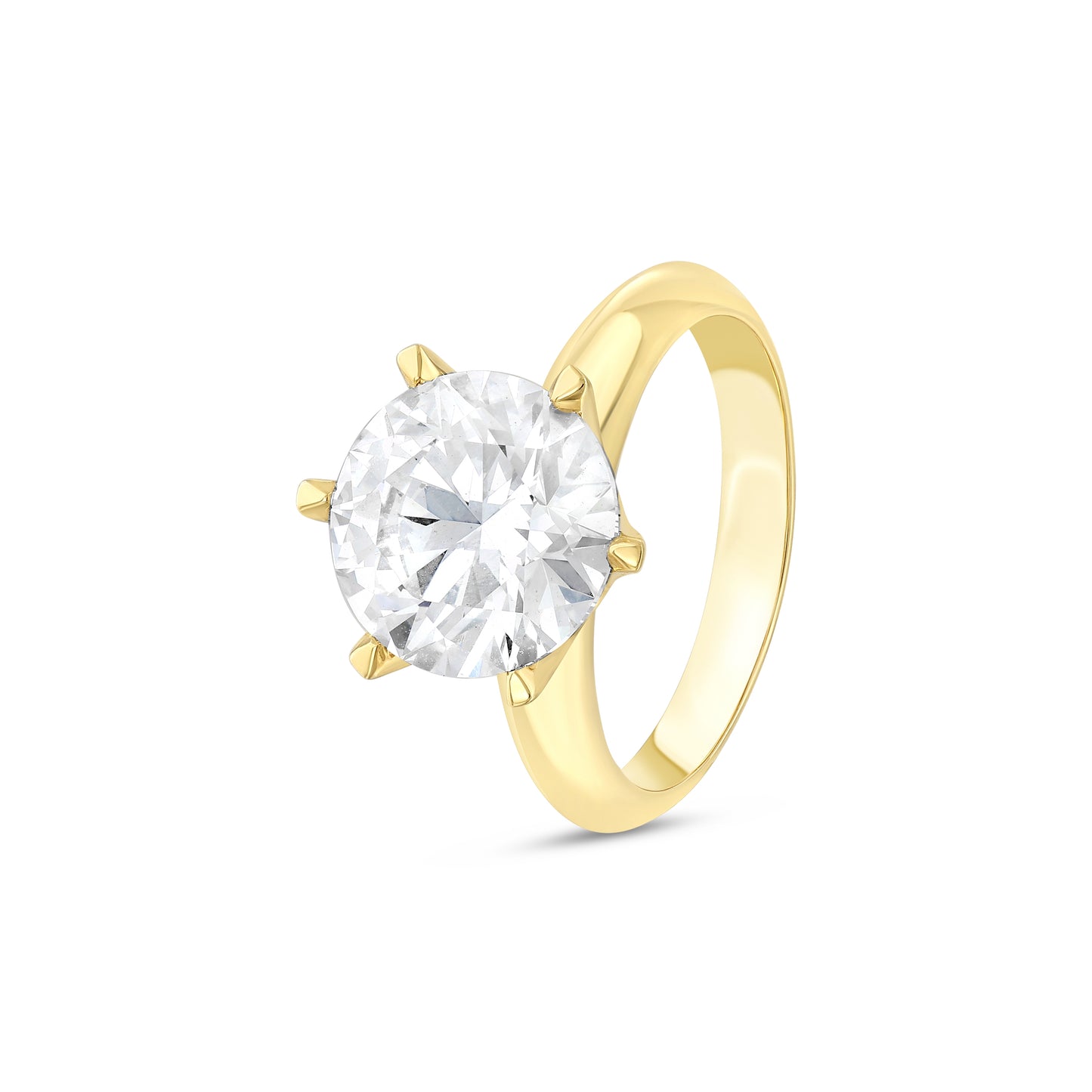 Round Brilliant Solitaire Diamond Ring
