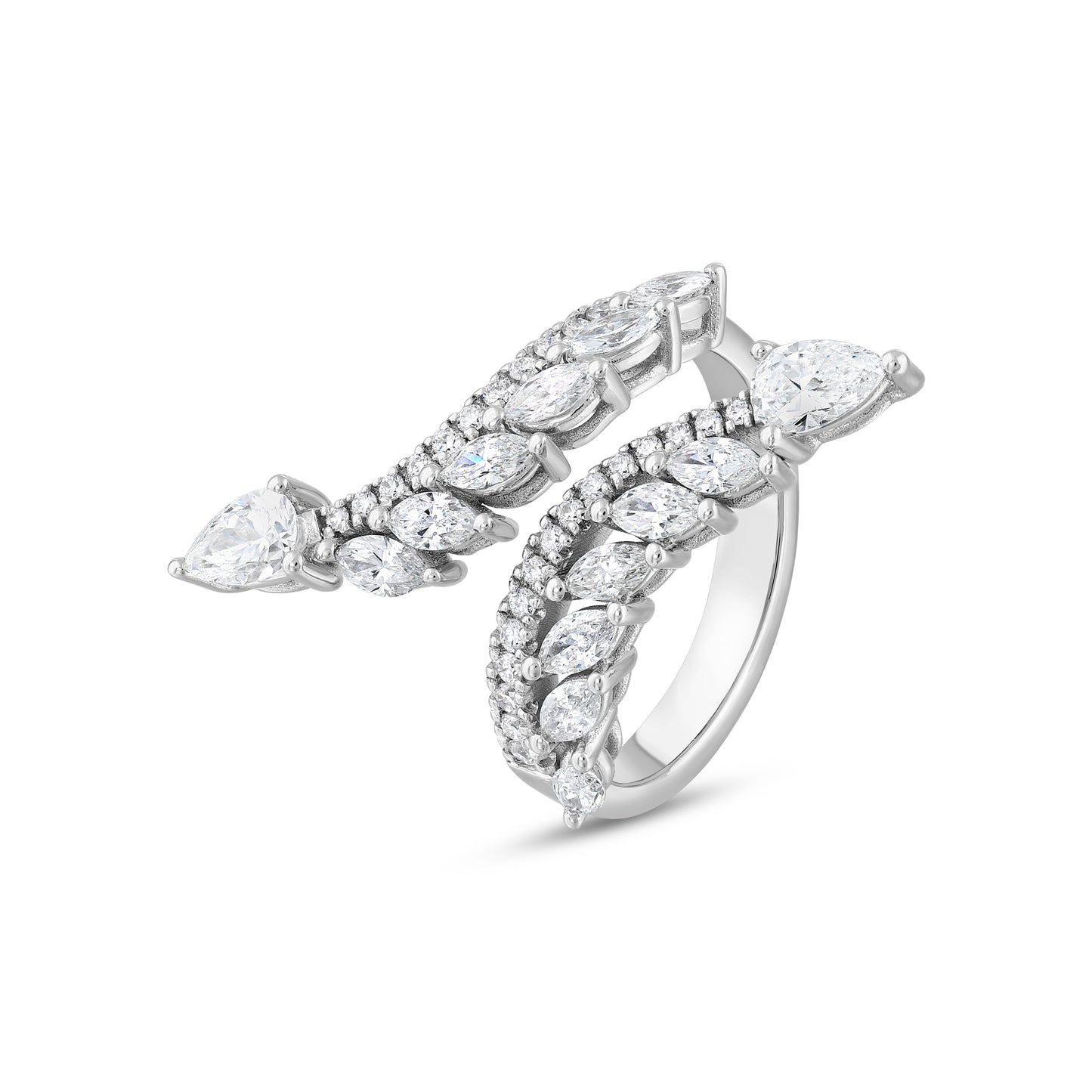 Éclat Serpentin Diamond Ring