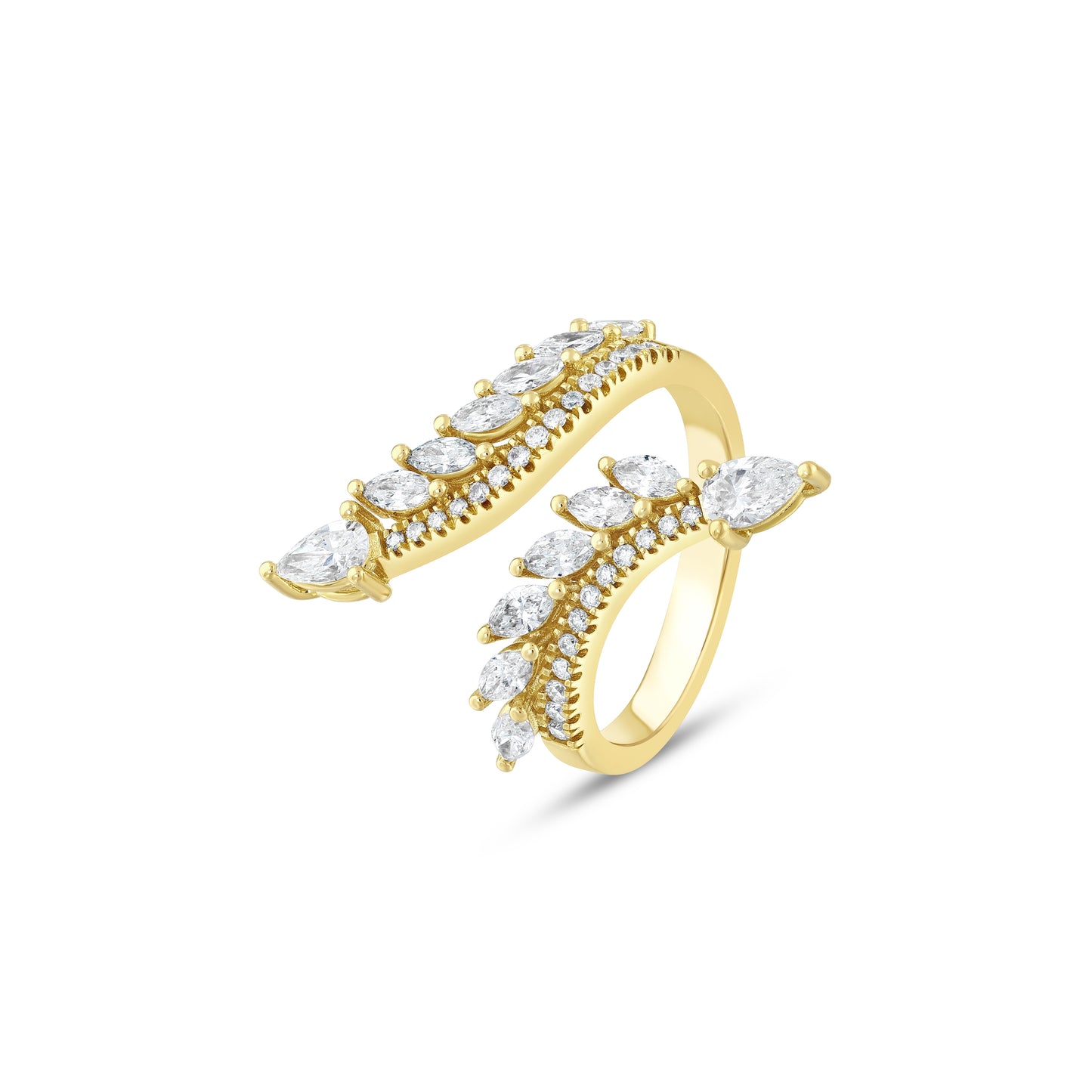 Éclat Serpentin Diamond Ring