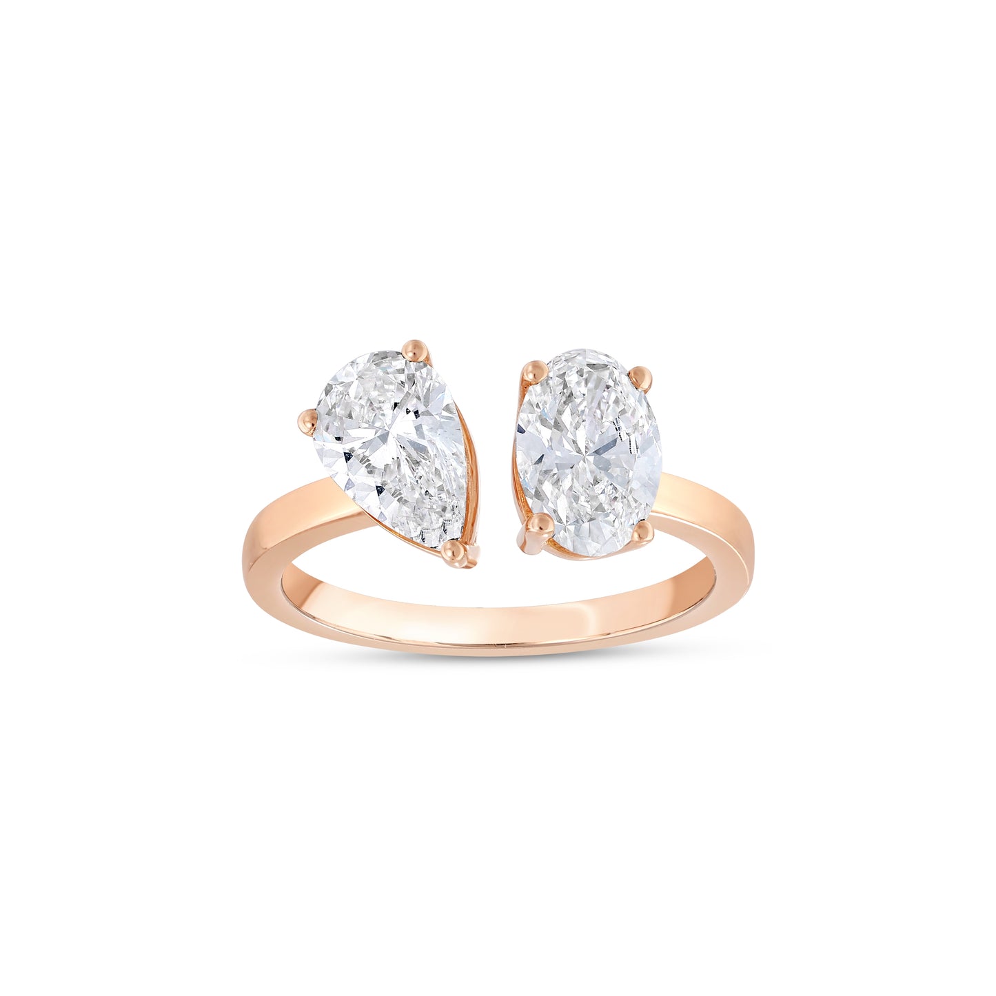 Duo Lumière Diamond Ring