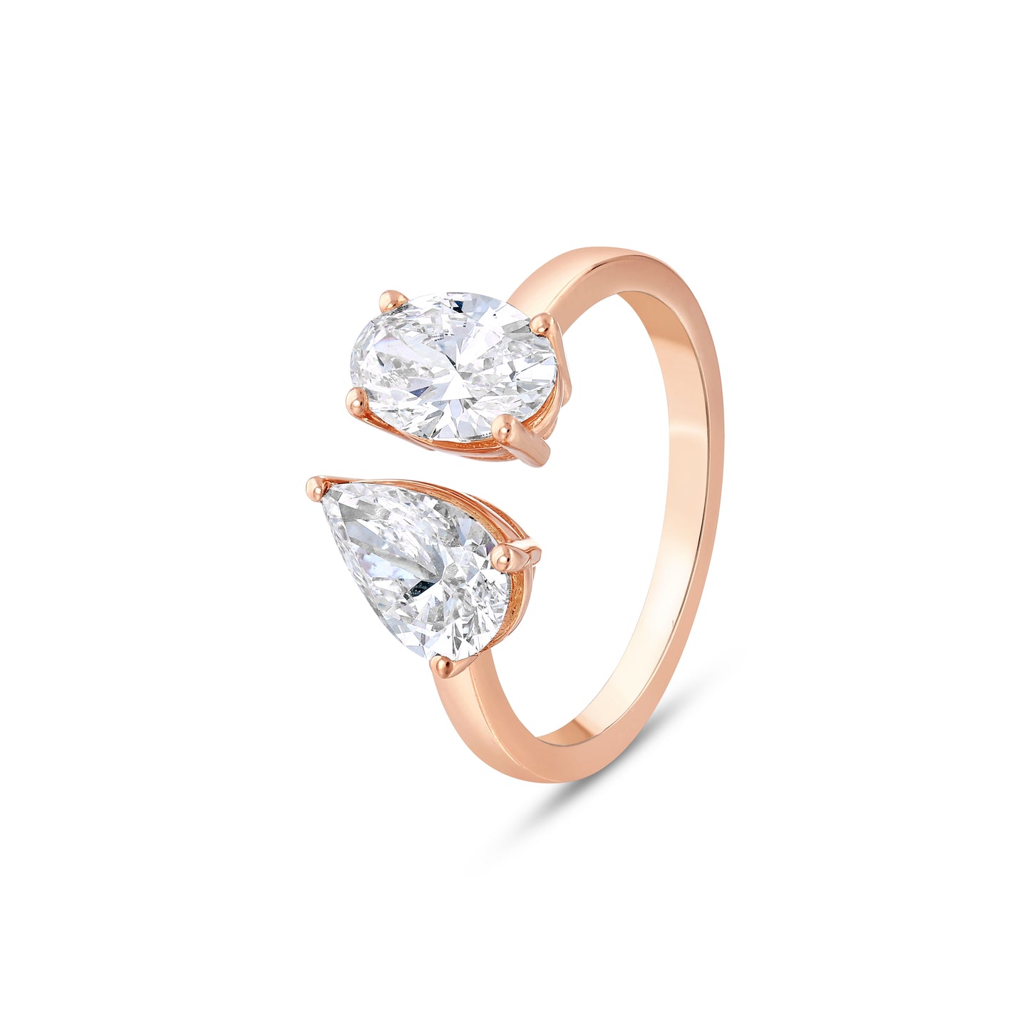 Duo Lumière Diamond Ring