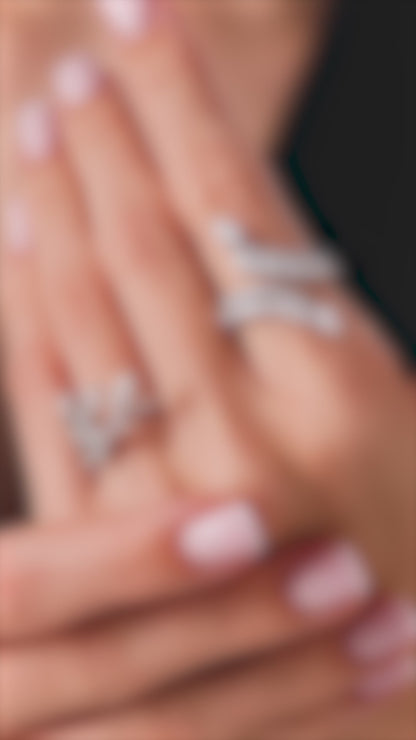 Éclat Serpentin Diamond Ring
