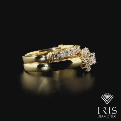 Bypass Diamond Halo Ring